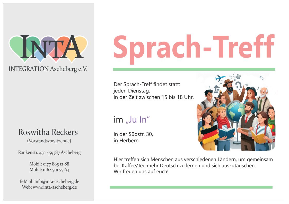 Flyer-Sprach-Treff